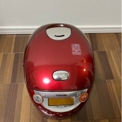 一人暮らし用コンパクト炊飯器　美味しく炊ける　TOSHIBA製の画像