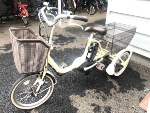 電動アシスト付き３輪車　ＹＡＭＡＨＡ　ＰＡ１６Ｗ　中古品