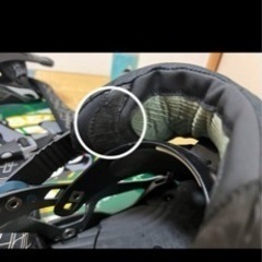 スノボ　ビンディングとカバー付きの画像