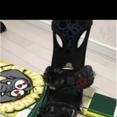 スノボ　ビンディングとカバー付きの画像