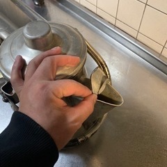 ミルクポット　ヤカン　アルミ製の画像