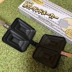 美品　ホットサンドメーカー　パン　キッチン　調理器具　キャンプ　サンドウィッチの画像