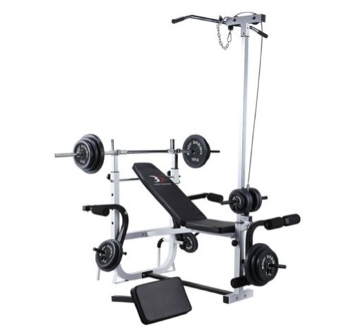 ハイパーマルチプレスベンチ（プレート、バーベル、ダンベル付き）