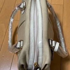 ★新品★ ハンドバッグ／カズヨナカノ・ベージュ系・新品・日本製の画像