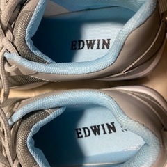 EDWIN スニーカー　23.0cm 🌟美品ですの画像