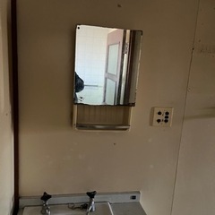ジャンク レトロ 中古 洗面化粧台 の画像