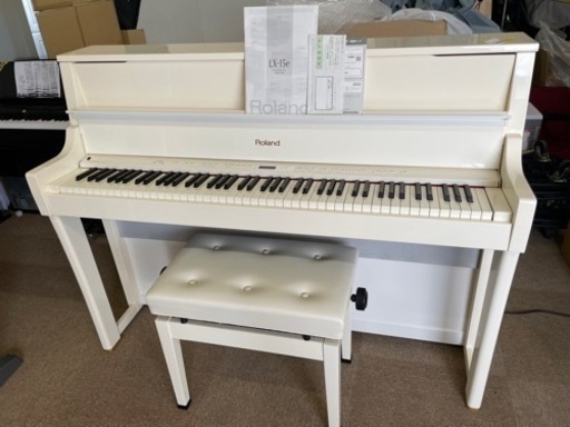 電子ピアノ2014年製中古美品！ROLAND LX15E-PWS