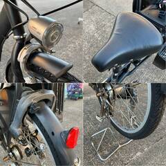三人乗り・子供乗せ自転車（アサヒサイクル ママフレ！ツイン ML203）ブラックの画像