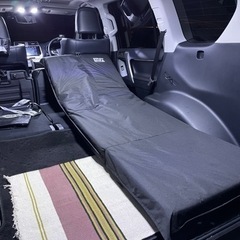 タンスのゲン3way車中泊マット幅60cm 枕付 8cm キャンプマット 撥水の画像