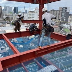 鉄骨組み立て。溶接作業などなど