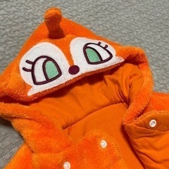 オレンジが可愛い🧡　ドキンちゃんポンチョ　70の画像