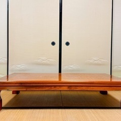 レトロな和風ローテーブル3台の画像