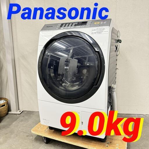 W 16031  Panasonic ドラム式洗濯乾燥機 2014年製 9㎏ ◆大阪市内・東大阪市他 5,000円以上ご購入で無料配達いたします！◆ ※京都・高槻・枚方方面◆神戸・西宮・尼崎方面◆奈良方面、大阪南部方面　それぞれ条件付き無料配送あり！