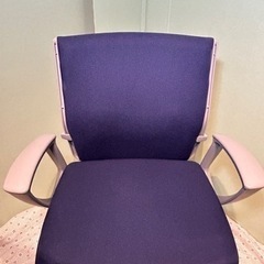 オカムラ　エスクード　肘あり　ブルー　  オフィスチェア （02/06④）の画像