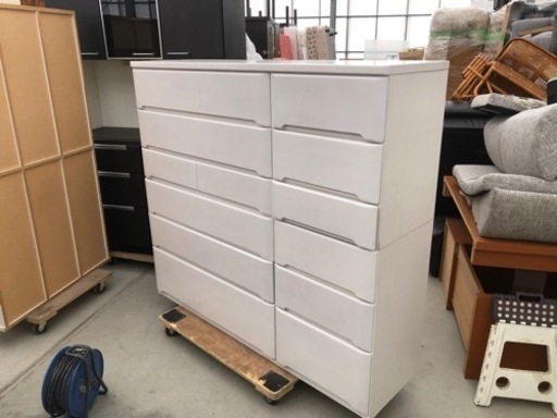 ニトリ ハイチェスト オウカ2 白 アウトレット 6段チェスト