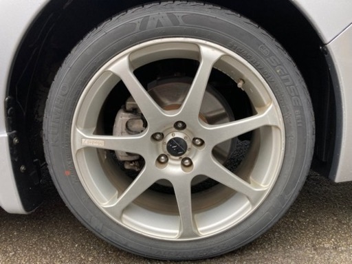 [商談中]AVS 17インチ PCD100 7J＋40 5H タイヤバリ山