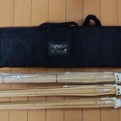 竹刀３本(39×3、内2本は小判型)