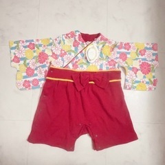 ベビー 袴ロンパース 女の子