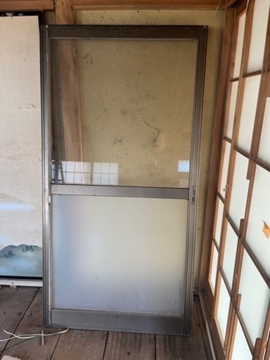枠無し引き戸アルミサッシ