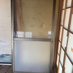 枠無し引き戸アルミサッシ