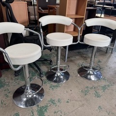 決まりました☆カウンターチェア☆3つまとめて☆格安中古☆税込¥1980