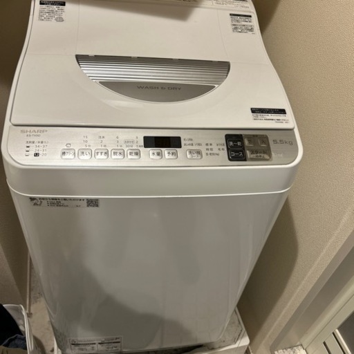洗濯機sharp es-tx5d 