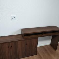 テレビ台　伸縮　キャビネット　奥行290の画像