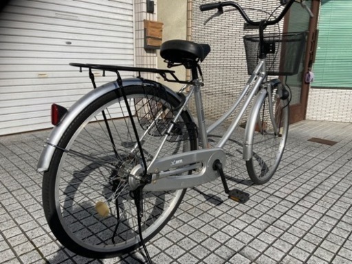 【26インチ自転車】変速なし　リヤチューブ、前カゴ新品❗️状態良し　若林自転車　浜大津店　SALE中❗️