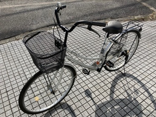 【26インチ自転車】変速なし　リヤチューブ、前カゴ新品❗️状態良し　若林自転車　浜大津店　SALE中❗️