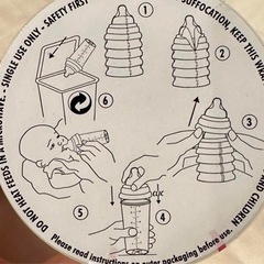 新品　クロビスベビー 使い捨て　哺乳瓶 ステリボトル 3個の画像