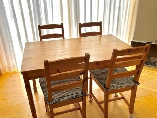 IKEA ヨックモック　JOKKMOKK テーブル\u0026チェア４脚セット