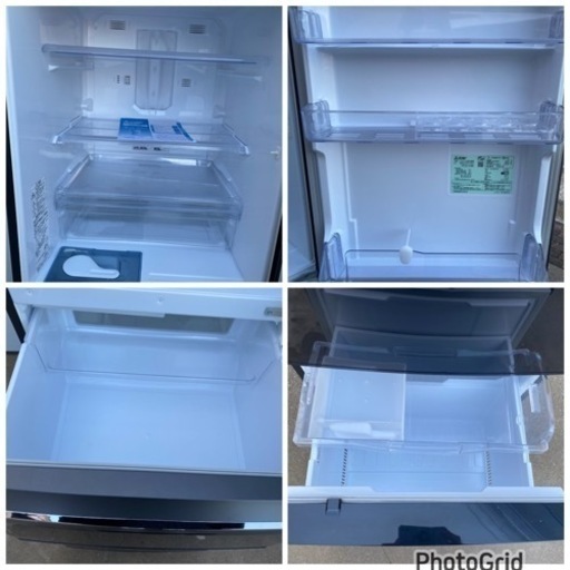 2015年製❄️ 三菱電機 MITSUBISHI ELECTRIC MR-C34Y-B [冷蔵庫 Cシリーズ （335L・右開き） 3ドア プラチナブラック](0131c)