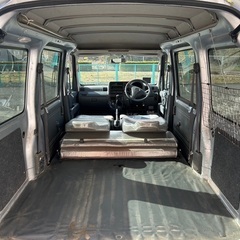 MT車‼️月々8千円〜分割可‼️働くくるま軽バン入りました！車検付き！【名義変更代込み】車内広い！人気のダイハツ ハイゼットデラックス‼️ETC付き♪両側スライドドア☆ドラレコ付☆事故修復歴無し☆そのまま乗って帰れます‼️の画像