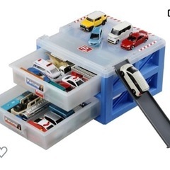 トミカケース　収納　ほぼ未使用　トミカパーキングケース　スリコ