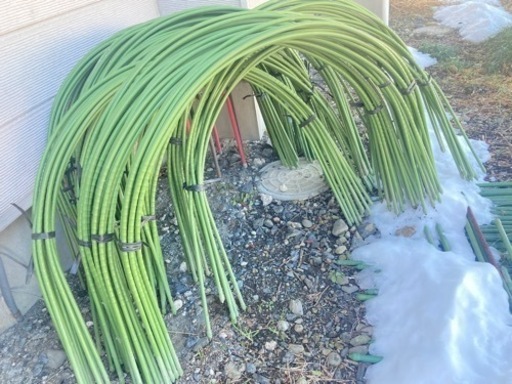 農業資材アーチ支柱180本