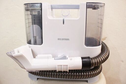 数回のみの使用 23年製 IRIS OHYAMA/アイリスオーヤマ リンサークリーナー RNS-P10 布製品洗浄機 自動散水 温水洗浄 ヘッド2種付き