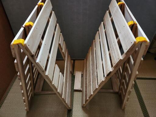 コンパクトすのこ２点　ダブルサイズ　【お譲り先決まりました】