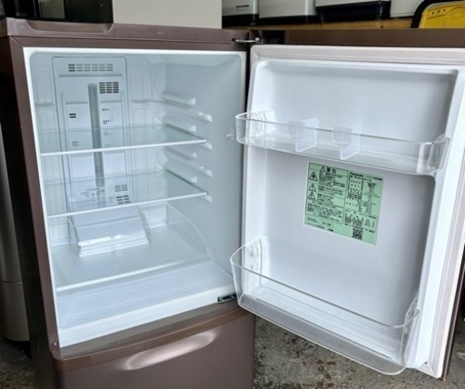 札幌市内配送無料 17年製 Panasonic パナソニック 138L 2ドア冷凍冷蔵庫 NR-B14AW-T