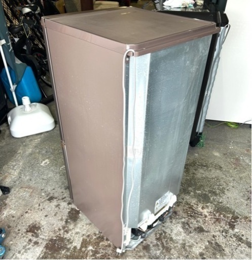 札幌市内配送無料 17年製 Panasonic パナソニック 138L 2ドア冷凍冷蔵庫 NR-B14AW-T