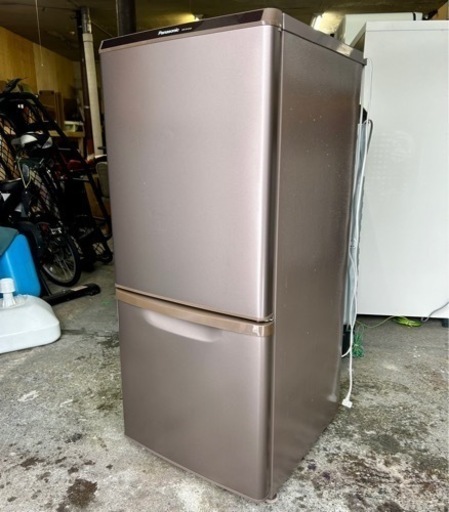 札幌市内配送無料 17年製 Panasonic パナソニック 138L 2ドア冷凍冷蔵庫 NR-B14AW-T