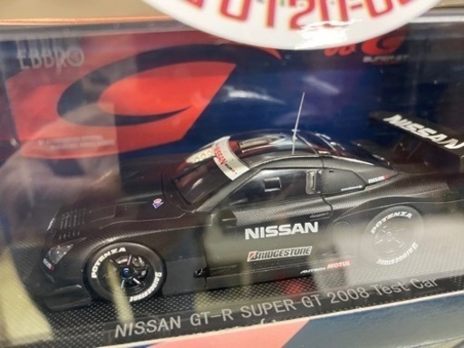 ?【ミニカー】EBBRO 1/43NISSAN GT-R TテストカーSUPER GT500 2008【絶滅危惧種！昭和のおもちゃ買取