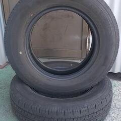 タイヤ代工賃全部込み！185／75R15 106／104L  ダンロップ エナセーブバン01 中古タイヤ2本セット！
