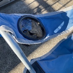 アウトドア　折りたたみいす2脚の画像
