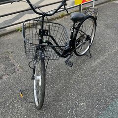 リサイクルショップどりーむ天保山店 No1031 自転車 ママチャリ 黒色