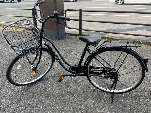 リサイクルショップどりーむ天保山店 No1031 自転車 ママチャリ 黒色