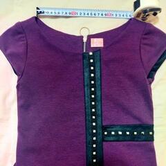 ハロウィンパーティーにぜひ！ 紫　ワンピース　Sサイズの画像