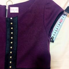 ハロウィンパーティーにぜひ！ 紫　ワンピース　Sサイズの画像