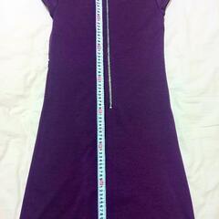 ハロウィンパーティーにぜひ！ 紫　ワンピース　Sサイズの画像