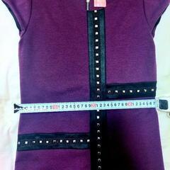 ハロウィンパーティーにぜひ！ 紫　ワンピース　Sサイズの画像