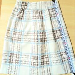 WILLSELECTION　台形スカート　巻きスカート風　白　美品の画像